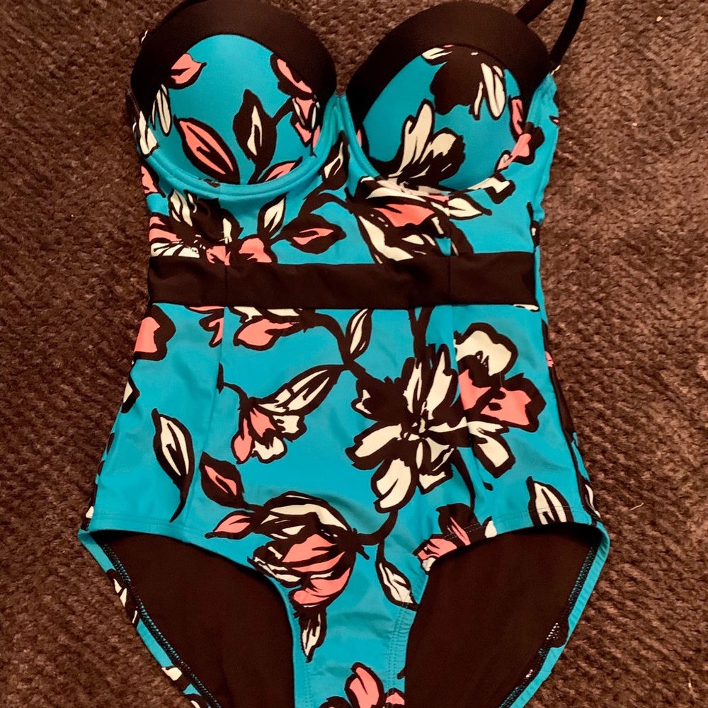 Coastal Blue corset one piece